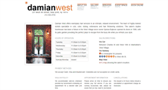 Desktop Screenshot of damianwestsalon.com